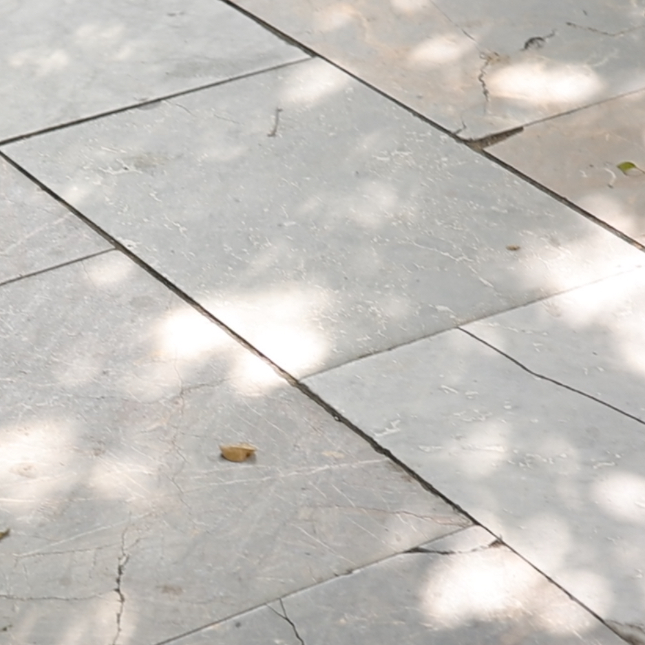 old marble floor with cracks